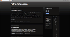 Desktop Screenshot of petrajohansson1.blogspot.com