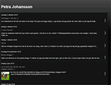 Tablet Screenshot of petrajohansson1.blogspot.com