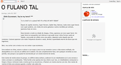 Desktop Screenshot of o-fulano-tal.blogspot.com