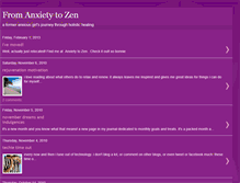Tablet Screenshot of anxietytozen.blogspot.com