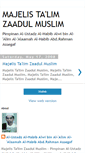Mobile Screenshot of majelis-zaadulmuslim.blogspot.com