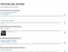 Tablet Screenshot of lasnoticiasdelfuturo.blogspot.com