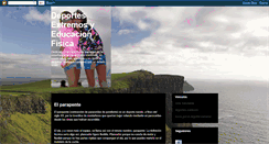 Desktop Screenshot of deportesextremosyeducacionfisica.blogspot.com