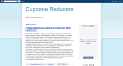 Desktop Screenshot of cupoanereducere.blogspot.com