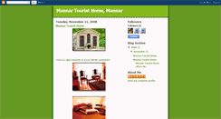 Desktop Screenshot of munnartouristhome.blogspot.com