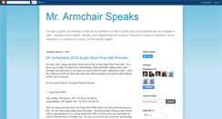 Desktop Screenshot of mrarmchair.blogspot.com
