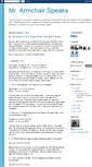 Mobile Screenshot of mrarmchair.blogspot.com
