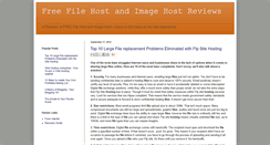 Desktop Screenshot of free-host-reviews.blogspot.com