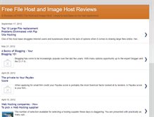 Tablet Screenshot of free-host-reviews.blogspot.com