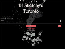 Tablet Screenshot of drsketchy-toronto.blogspot.com