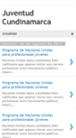 Mobile Screenshot of juventudcundinamarca.blogspot.com