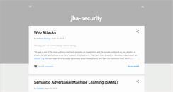 Desktop Screenshot of jha-security.blogspot.com