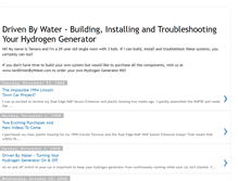 Tablet Screenshot of drivenbywater.blogspot.com