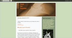 Desktop Screenshot of foodforfounder.blogspot.com