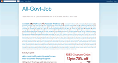 Desktop Screenshot of all-govt-job.blogspot.com