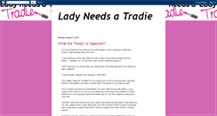 Desktop Screenshot of ladyneedsatradie.blogspot.com