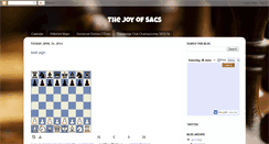 Desktop Screenshot of joyofsacs.blogspot.com