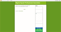 Desktop Screenshot of nigeriasquashplayer.blogspot.com