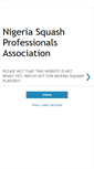 Mobile Screenshot of nigeriasquashplayer.blogspot.com