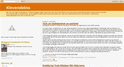 Desktop Screenshot of klevenslekta.blogspot.com