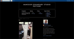 Desktop Screenshot of mansour-eskandary.blogspot.com