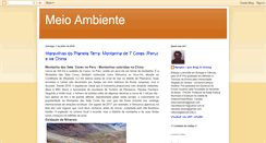 Desktop Screenshot of meioambienteprofneivaldo.blogspot.com
