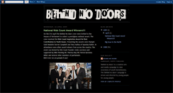 Desktop Screenshot of behindnodoors.blogspot.com