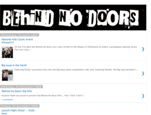 Tablet Screenshot of behindnodoors.blogspot.com