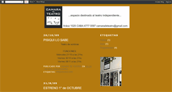 Desktop Screenshot of camaradeteatro.blogspot.com
