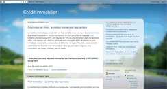 Desktop Screenshot of credit-et-immobilier.blogspot.com