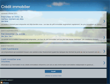 Tablet Screenshot of credit-et-immobilier.blogspot.com