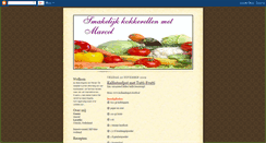 Desktop Screenshot of kookblogmarcel.blogspot.com