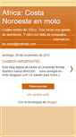 Mobile Screenshot of marruecos-en-moto.blogspot.com