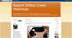 Desktop Screenshot of bayportwaterdogsbarbet.blogspot.com