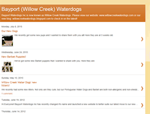 Tablet Screenshot of bayportwaterdogsbarbet.blogspot.com