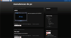 Desktop Screenshot of motagememanutencaodepc.blogspot.com