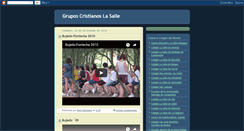 Desktop Screenshot of gruposcristianoslasalle.blogspot.com