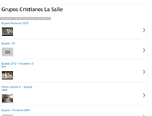 Tablet Screenshot of gruposcristianoslasalle.blogspot.com
