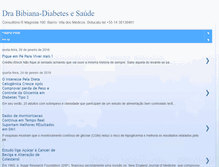 Tablet Screenshot of drabibiana-diabetesesaude.blogspot.com