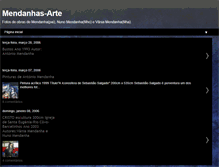 Tablet Screenshot of mendanha-arte.blogspot.com