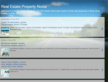 Tablet Screenshot of newproperty-noida.blogspot.com