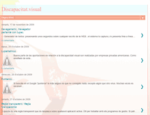 Tablet Screenshot of discapacitat-visual.blogspot.com