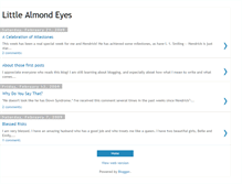 Tablet Screenshot of littlealmondeyes.blogspot.com