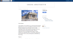 Desktop Screenshot of gresk-arkitektur.blogspot.com