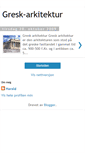 Mobile Screenshot of gresk-arkitektur.blogspot.com