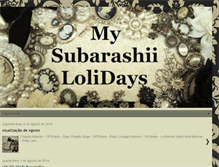 Tablet Screenshot of mysubarashiilolidays.blogspot.com