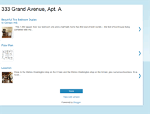 Tablet Screenshot of 333grandavenue.blogspot.com