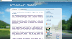 Desktop Screenshot of domdanielcomboni.blogspot.com