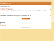 Tablet Screenshot of crucigramista.blogspot.com