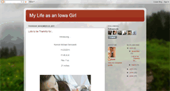 Desktop Screenshot of iowagirlheart.blogspot.com